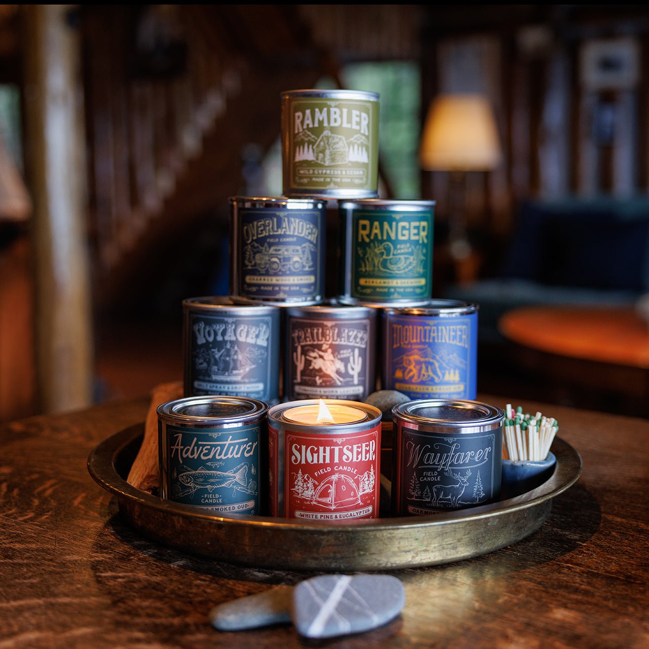 Sightseer Field Candle (White Pine, Eucalyptus) - Wander Together Outfitters