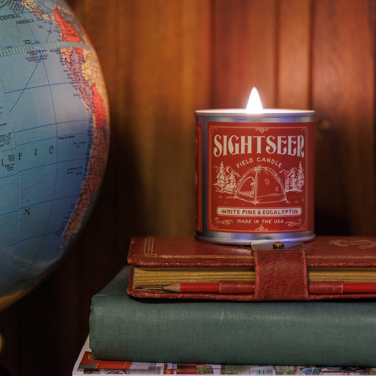Sightseer Field Candle (White Pine, Eucalyptus) - Wander Together Outfitters