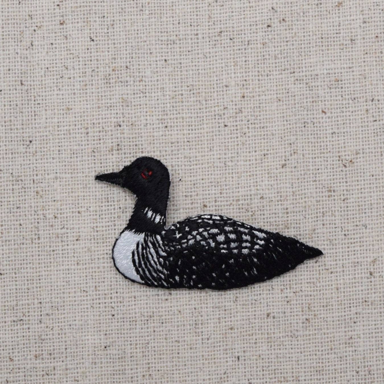 Single Loon Embroidered Patch - Wander Together Outfitters