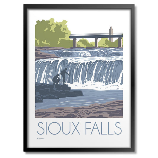 Sioux Falls Park Print - Wander Together Outfitters