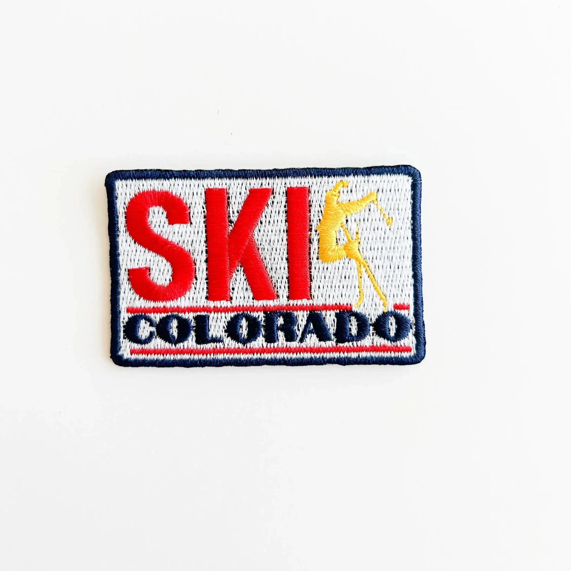 Ski Colorado Embroiderd Iron On Patch - Wander Together Outfitters