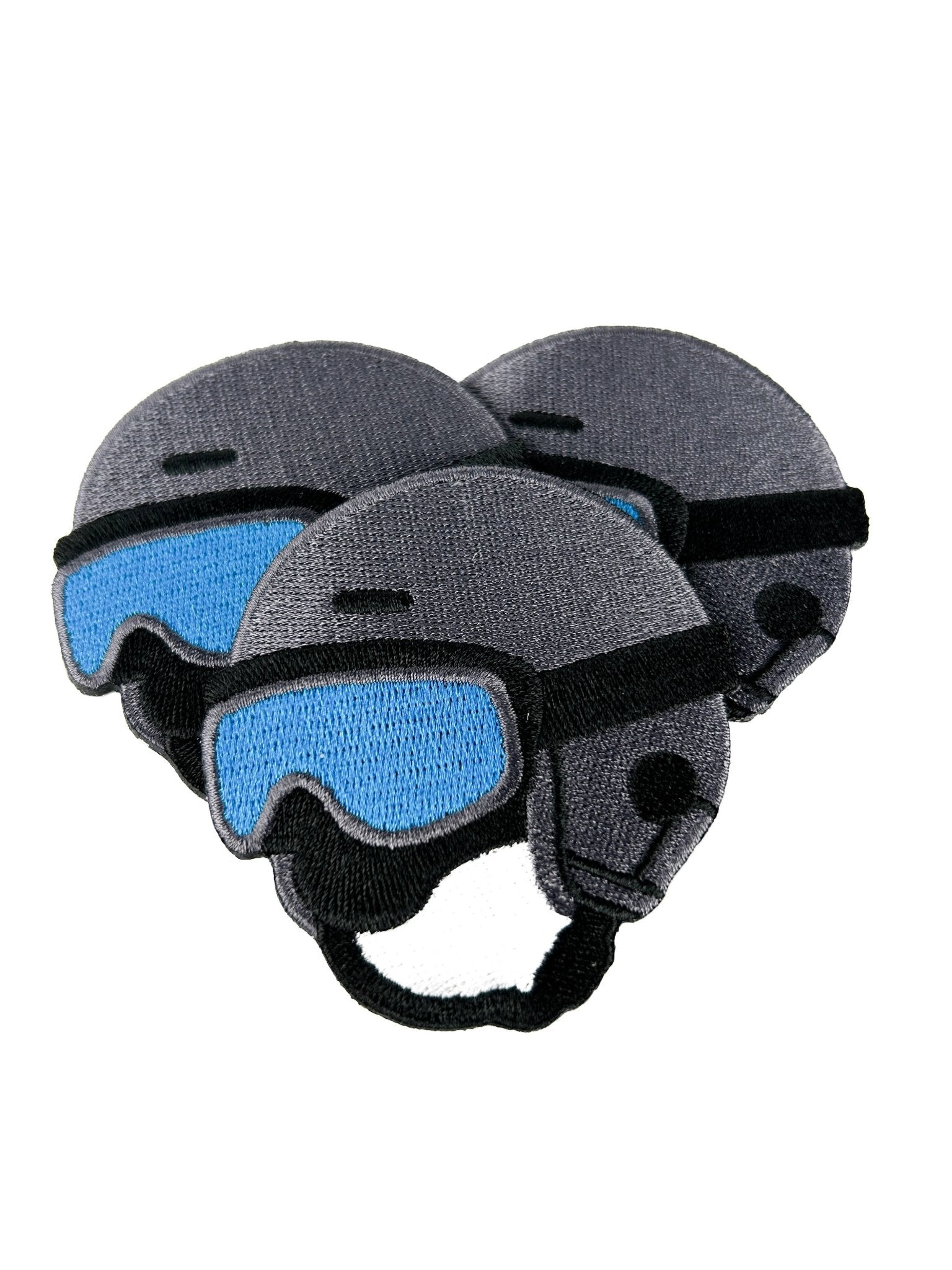 Ski Helmet Embroidered Patch - Wander Together Outfitters