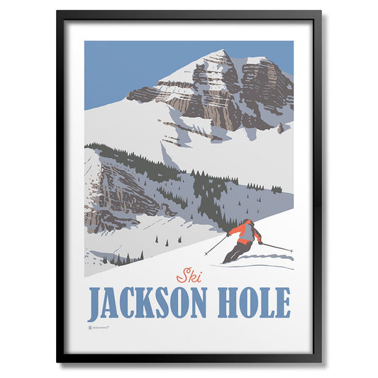 Ski Jackson Hole Print - Wander Together Outfitters