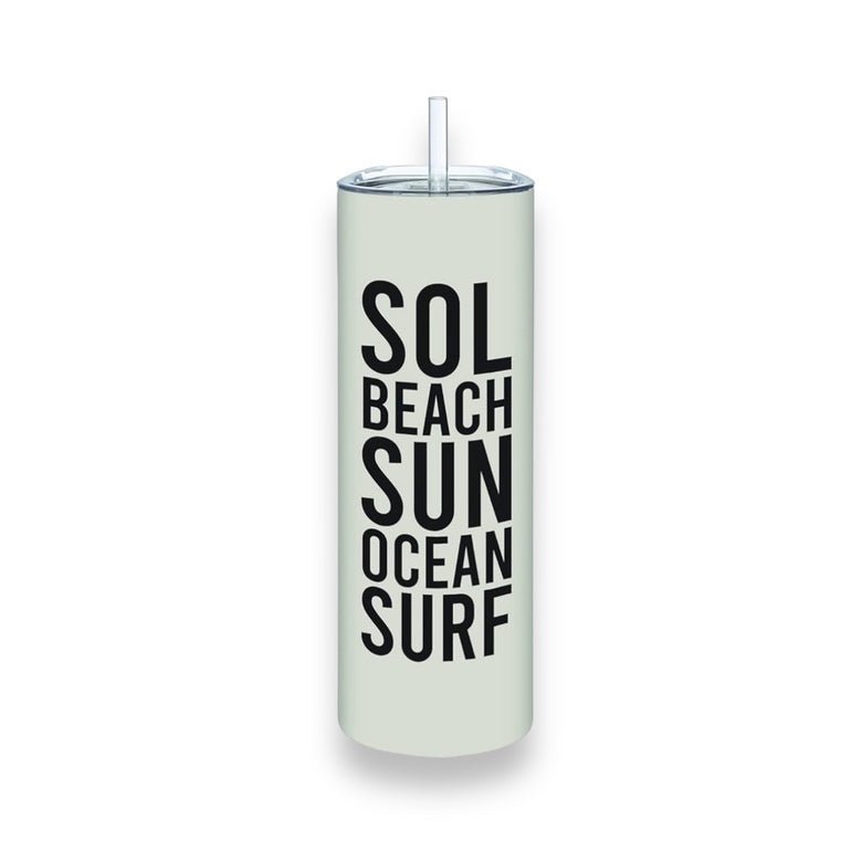 Skinny Tumblers with Straws - Various Styles - Wander Together Outfitters