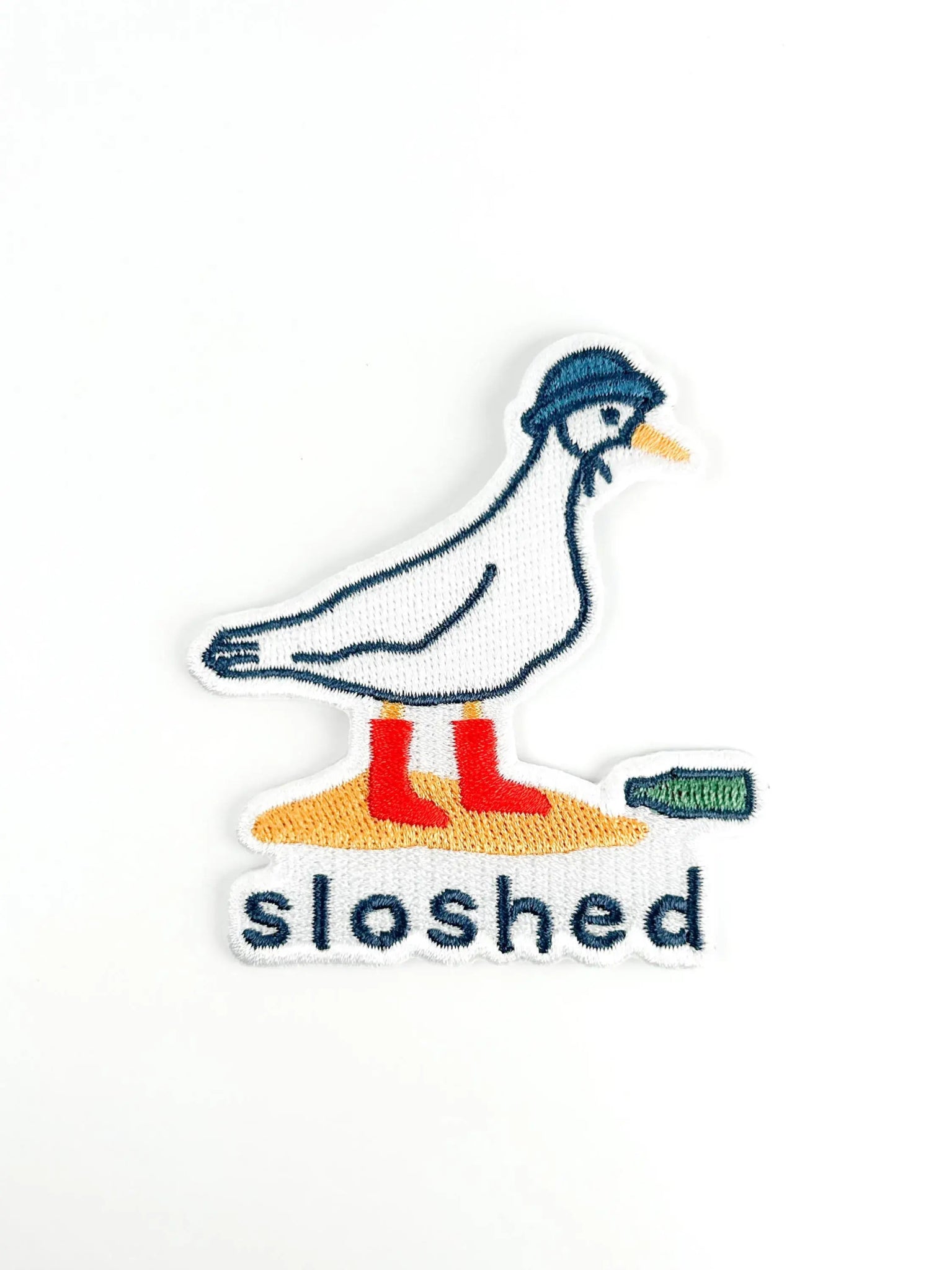 "Sloshed" Party Duck Patch Funny Embroidered Iron - On Patch - Wander Together Outfitters