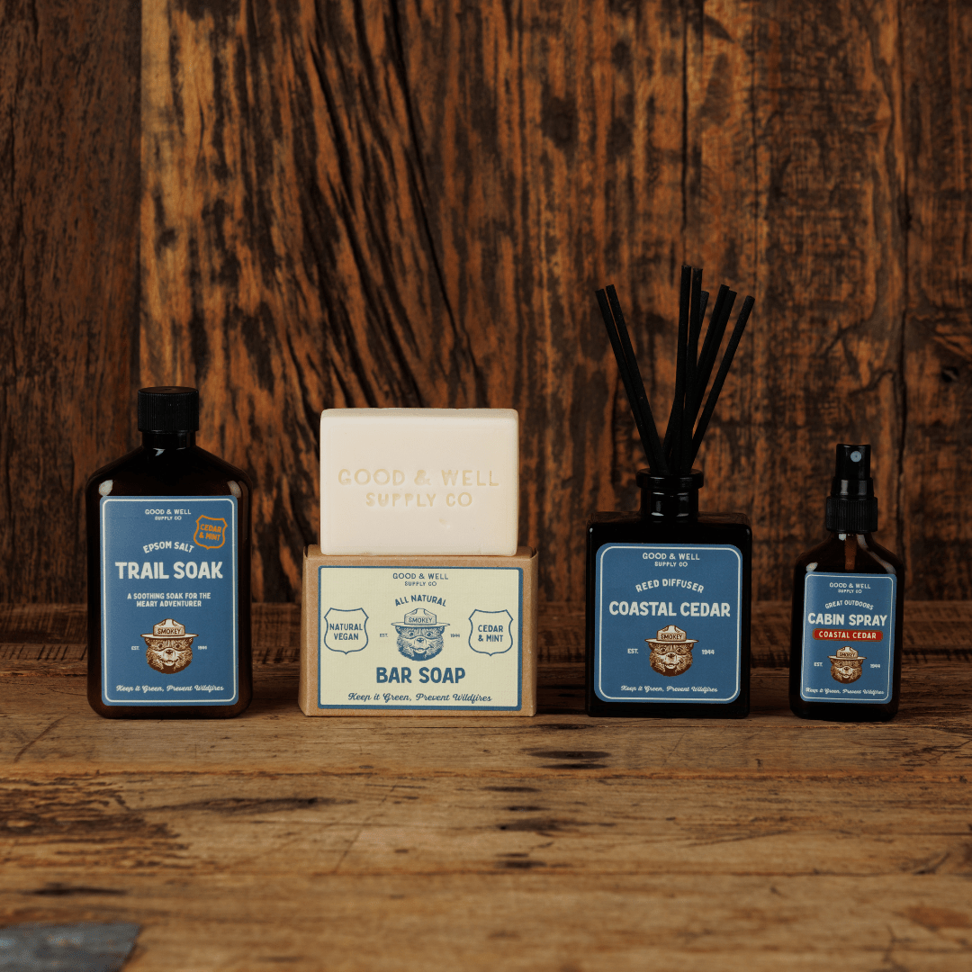 Smokey Bear Bar Soap Cedar & Mint - Wander Together Outfitters