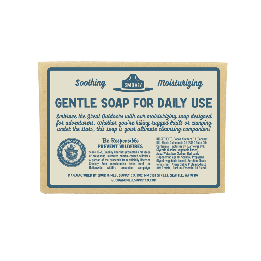 Smokey Bear Bar Soap Cedar & Mint - Wander Together Outfitters