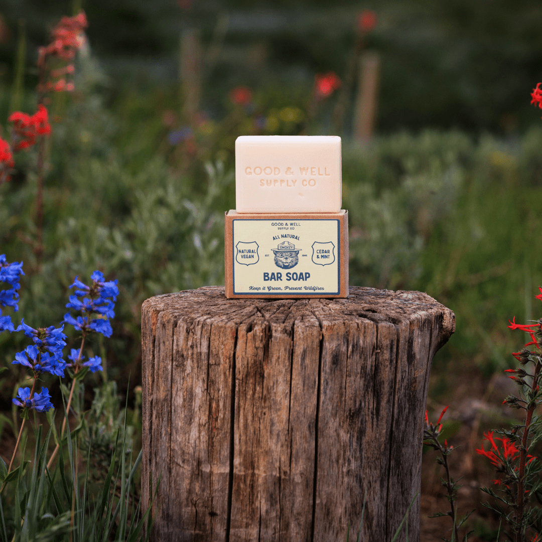Smokey Bear Bar Soap Cedar & Mint - Wander Together Outfitters