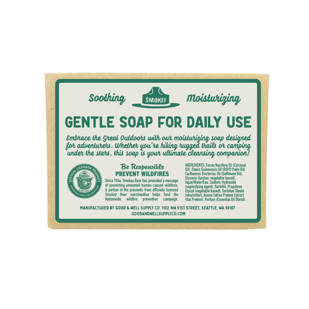 Smokey Bear Bar Soap (Fir and Cedar) - Wander Together Outfitters