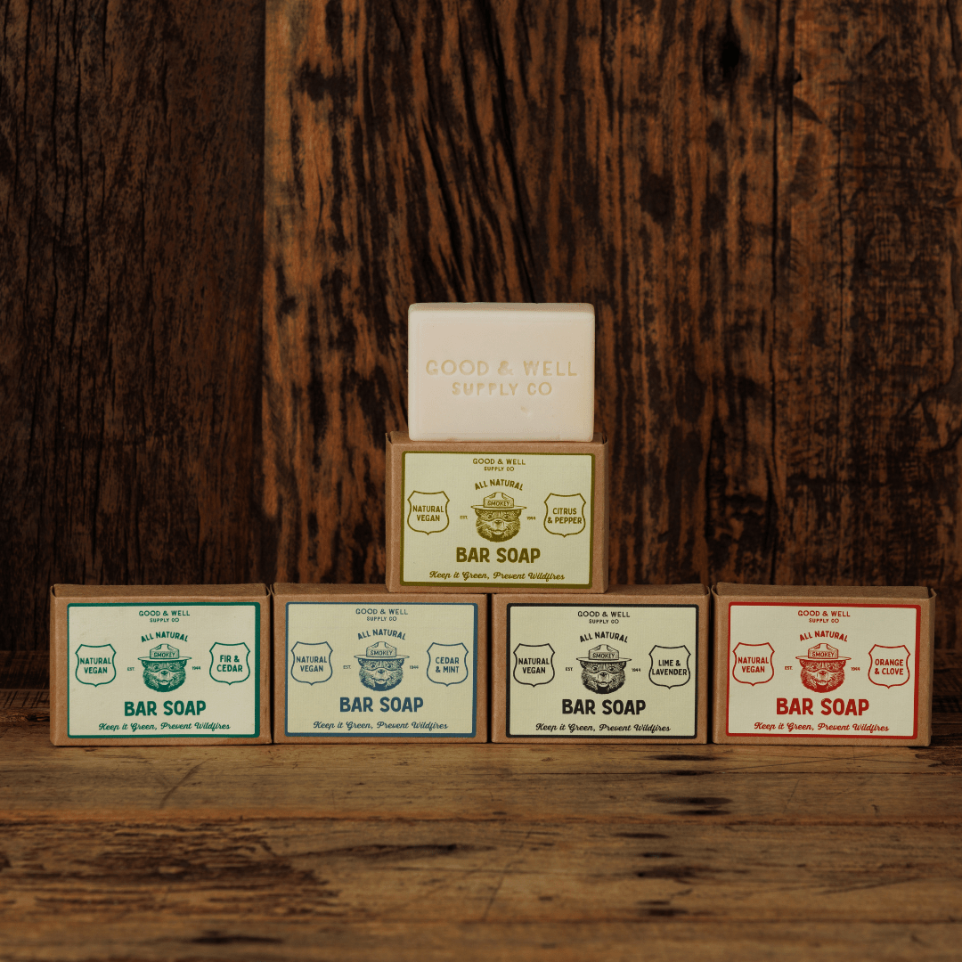Smokey Bear Bar Soap Lime & Lavender - Wander Together Outfitters