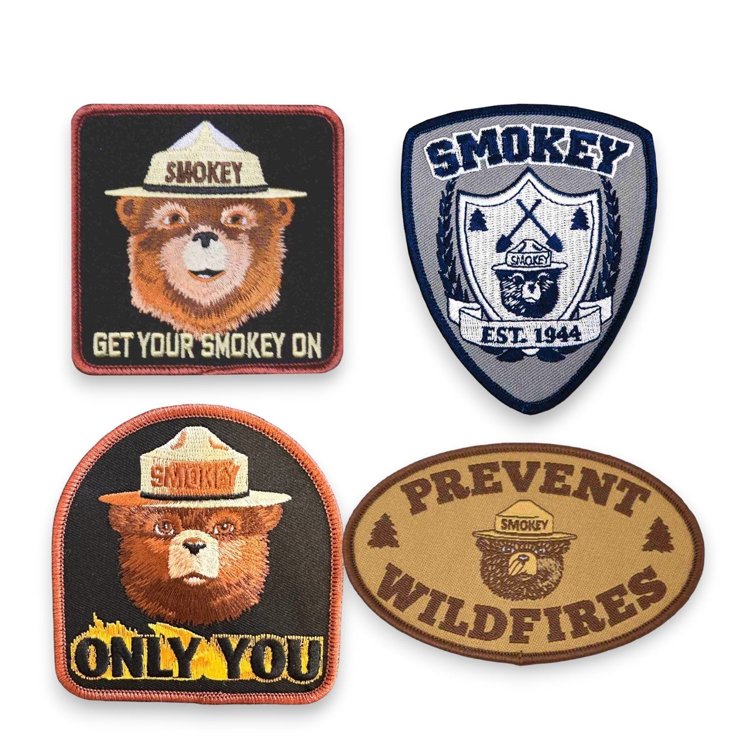 Smokey Bear Patches (Variety) - Wander Together Outfitters