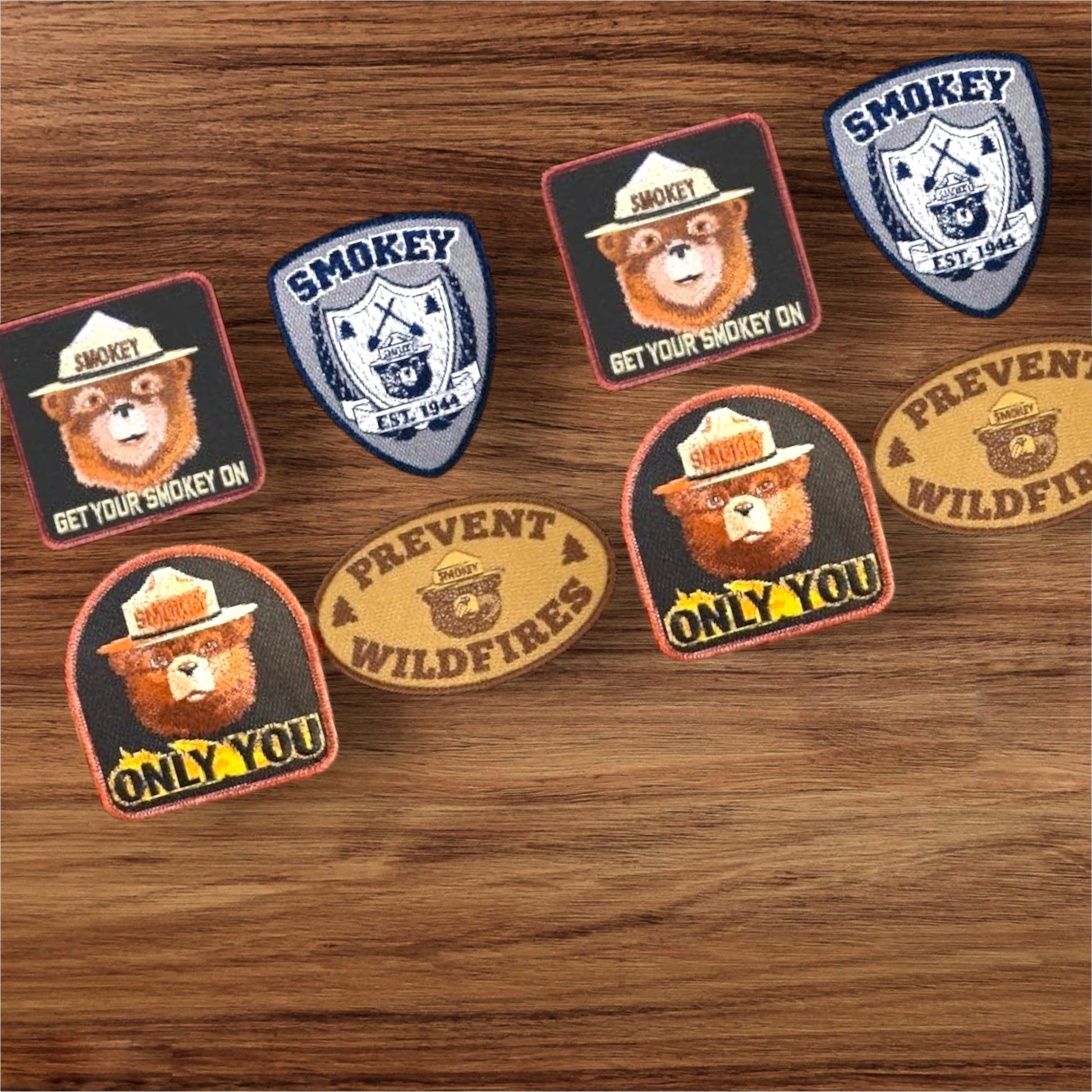 Smokey Bear Patches (Variety) - Wander Together Outfitters