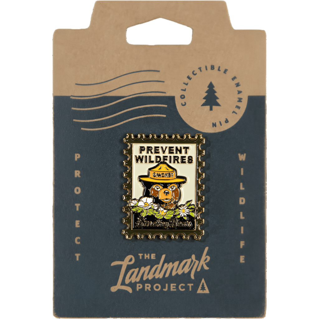 Smokey Bear Postage Stamp Pin - Wander Together Outfitters