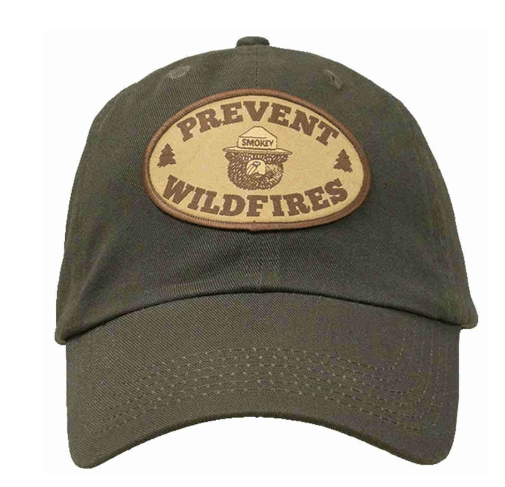 Smokey Bear "Prevent Wildfires" Patch Cap (Various Colors) - Wander Together Outfitters