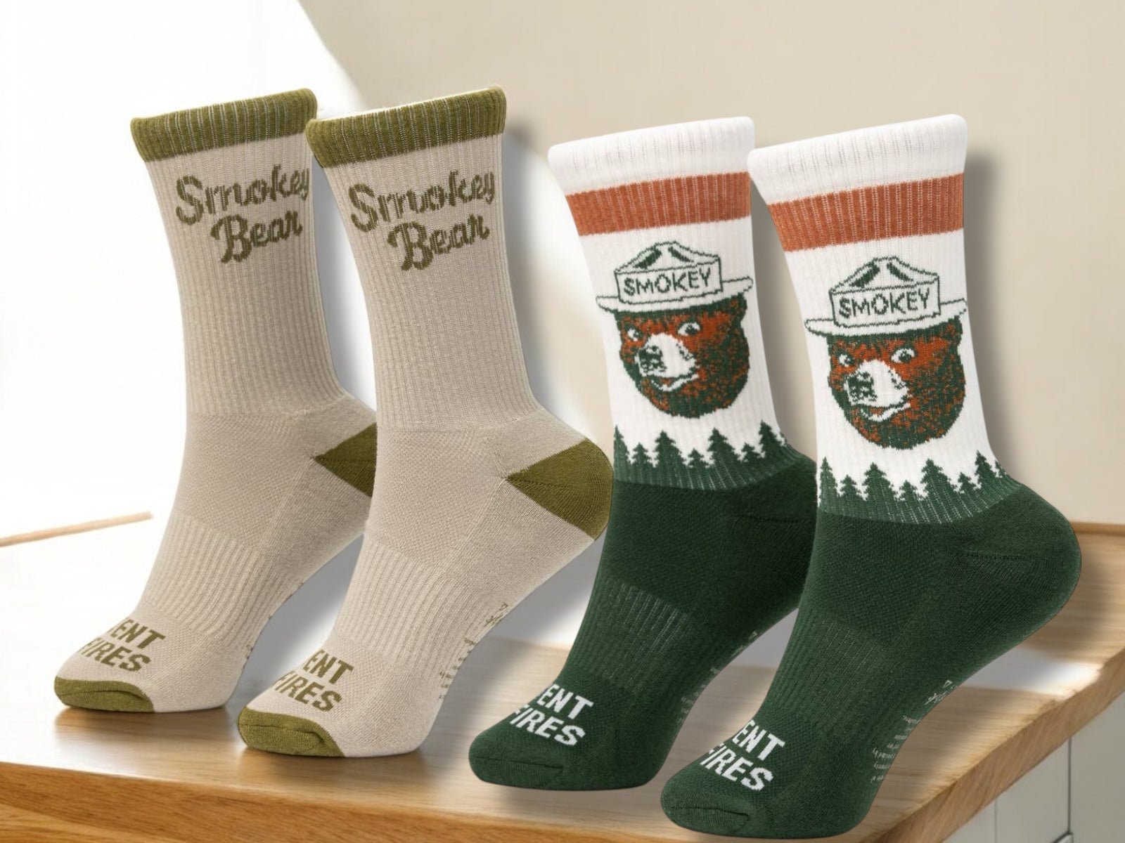 Smokey Bear "Prevent Wildfires" Unisex Socks - Wander Together Outfitters
