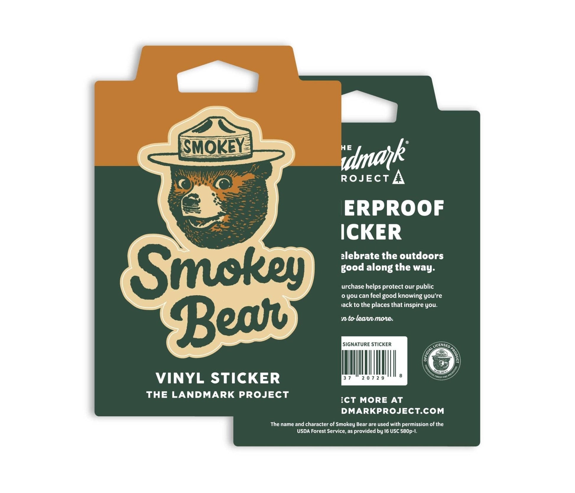 Smokey Bear Signature Sticker - Wander Together Outfitters