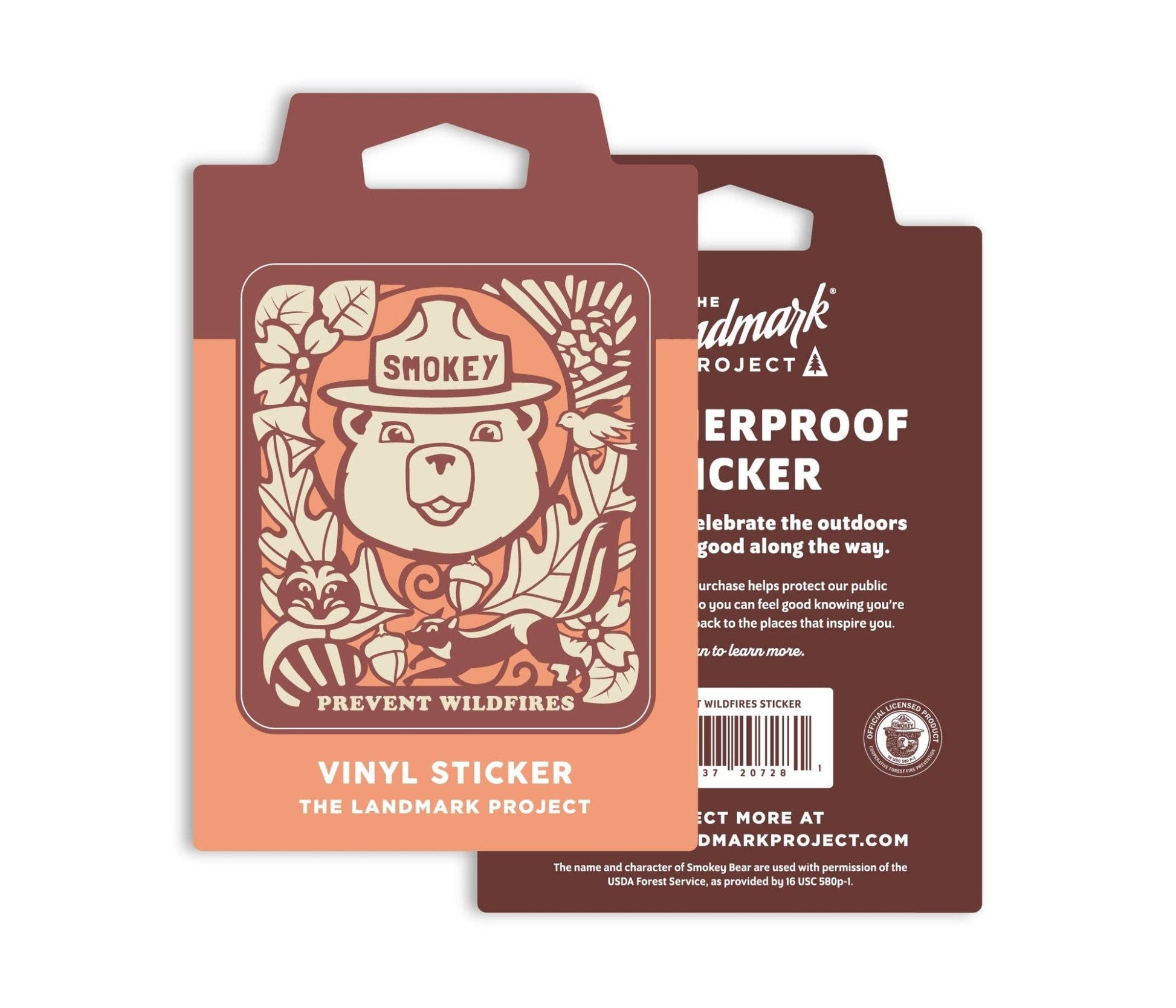 Smokey "Prevent Wildfires" Vinyl Sticker - Wander Together Outfitters