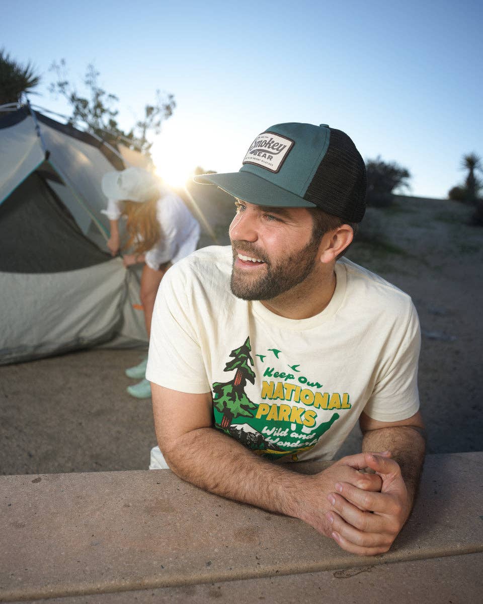 Smokey Script 5-Panel Trucker Hat - Wander Together Outfitters