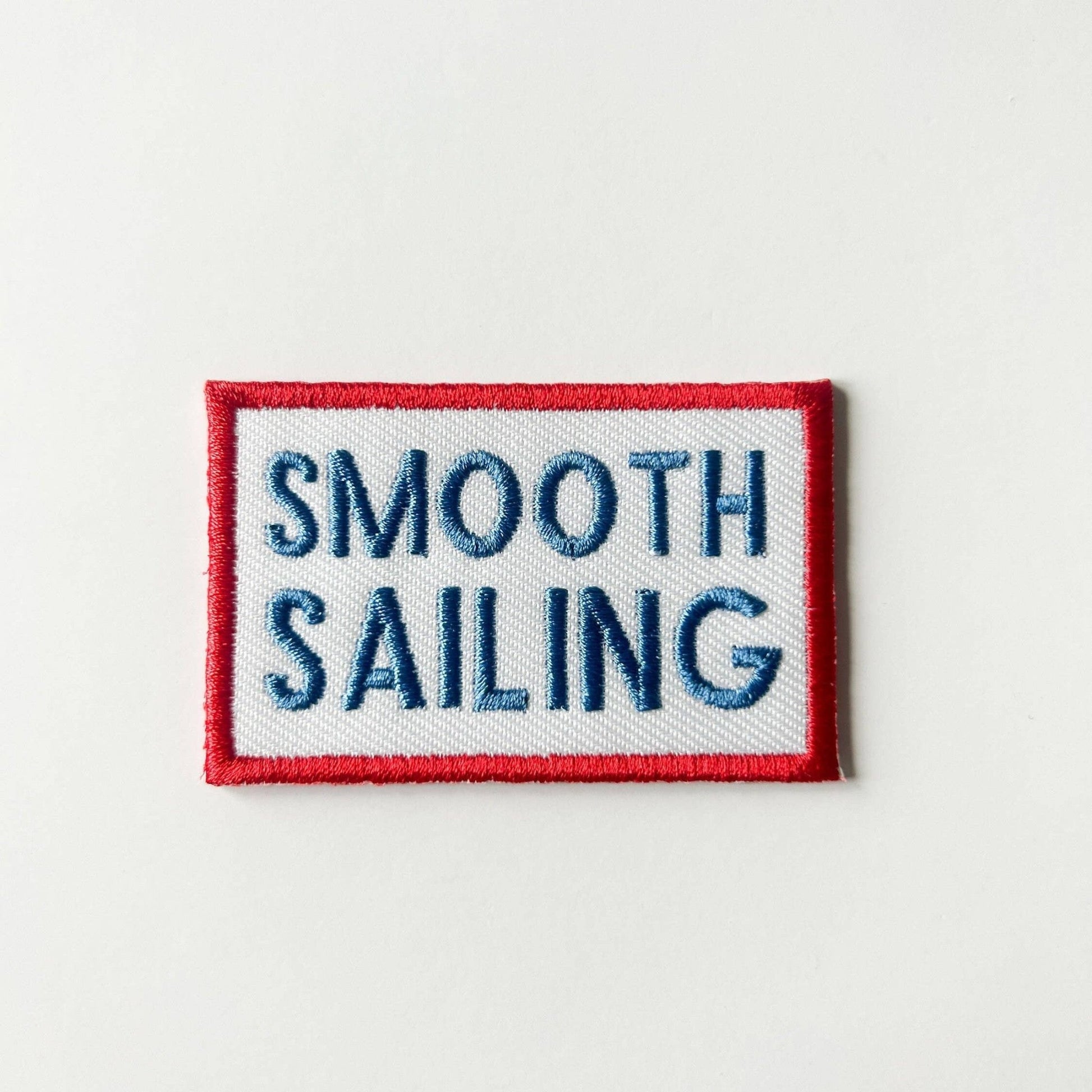 Smooth Sailing Embroidered Iron - On Patch - Wander Together Outfitters