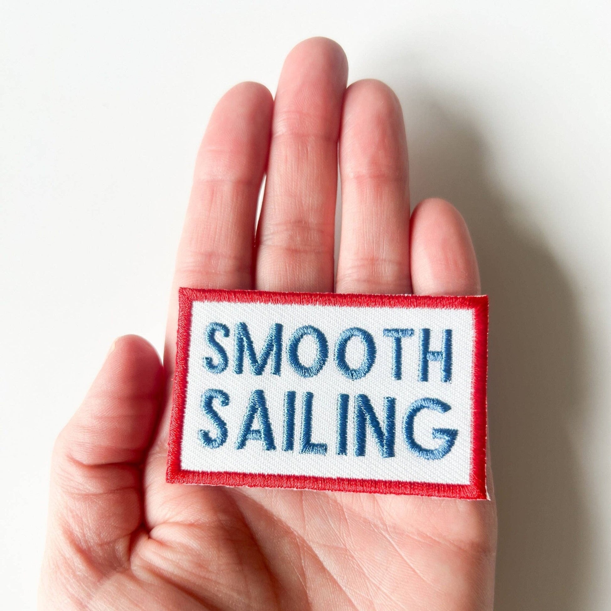 Smooth Sailing Embroidered Iron - On Patch - Wander Together Outfitters