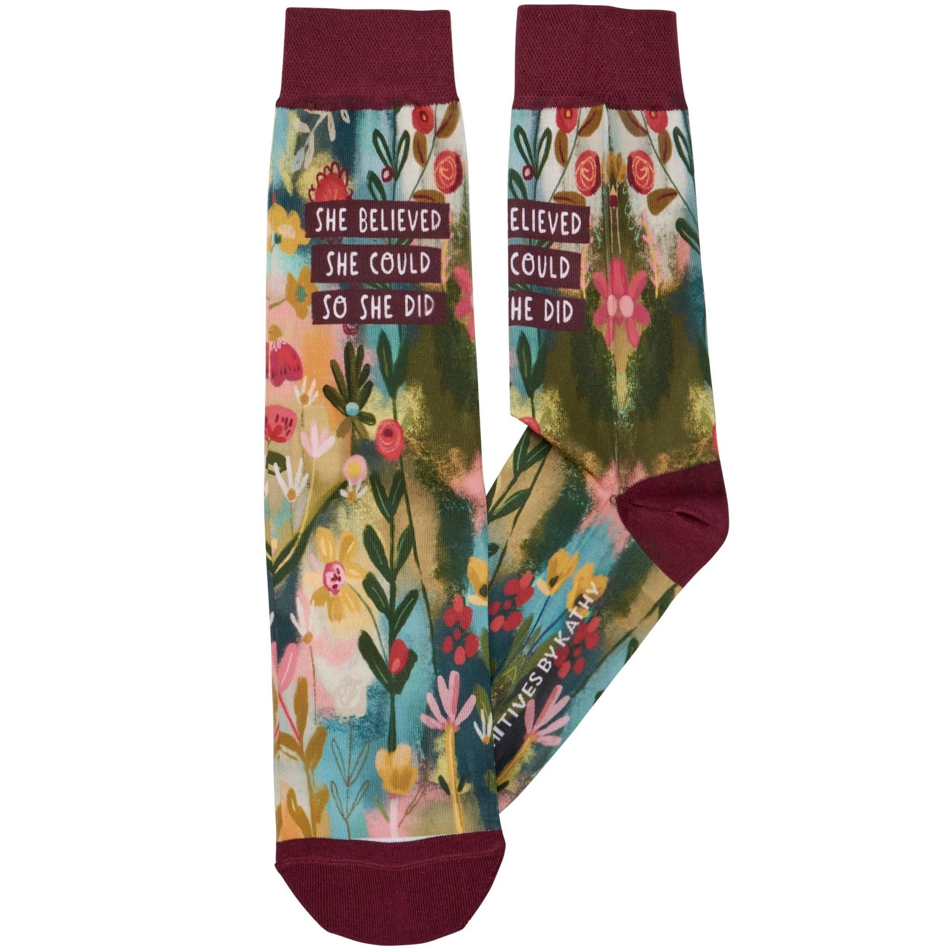 “So She Did” Socks - Wander Together Outfitters