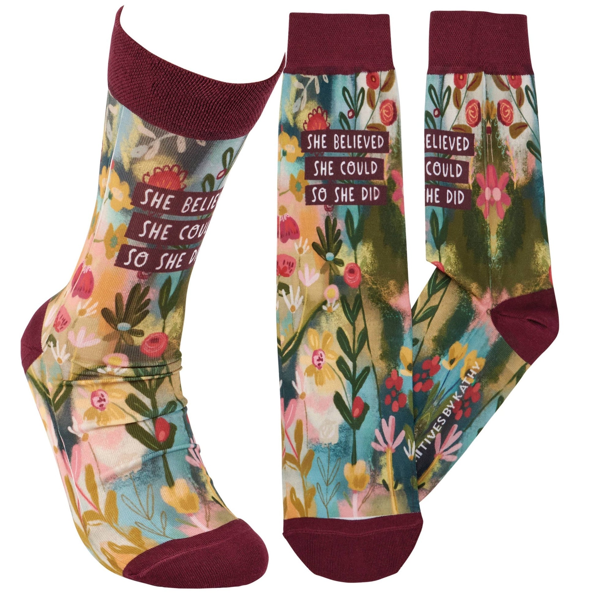“So She Did” Socks - Wander Together Outfitters