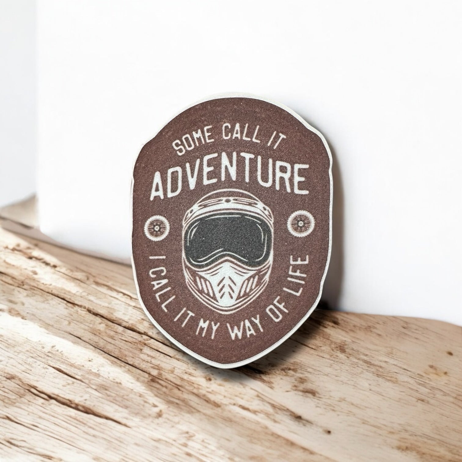 “Some Call it Adventure” Motorcycle Quote Sticker - Wander Together Outfitters