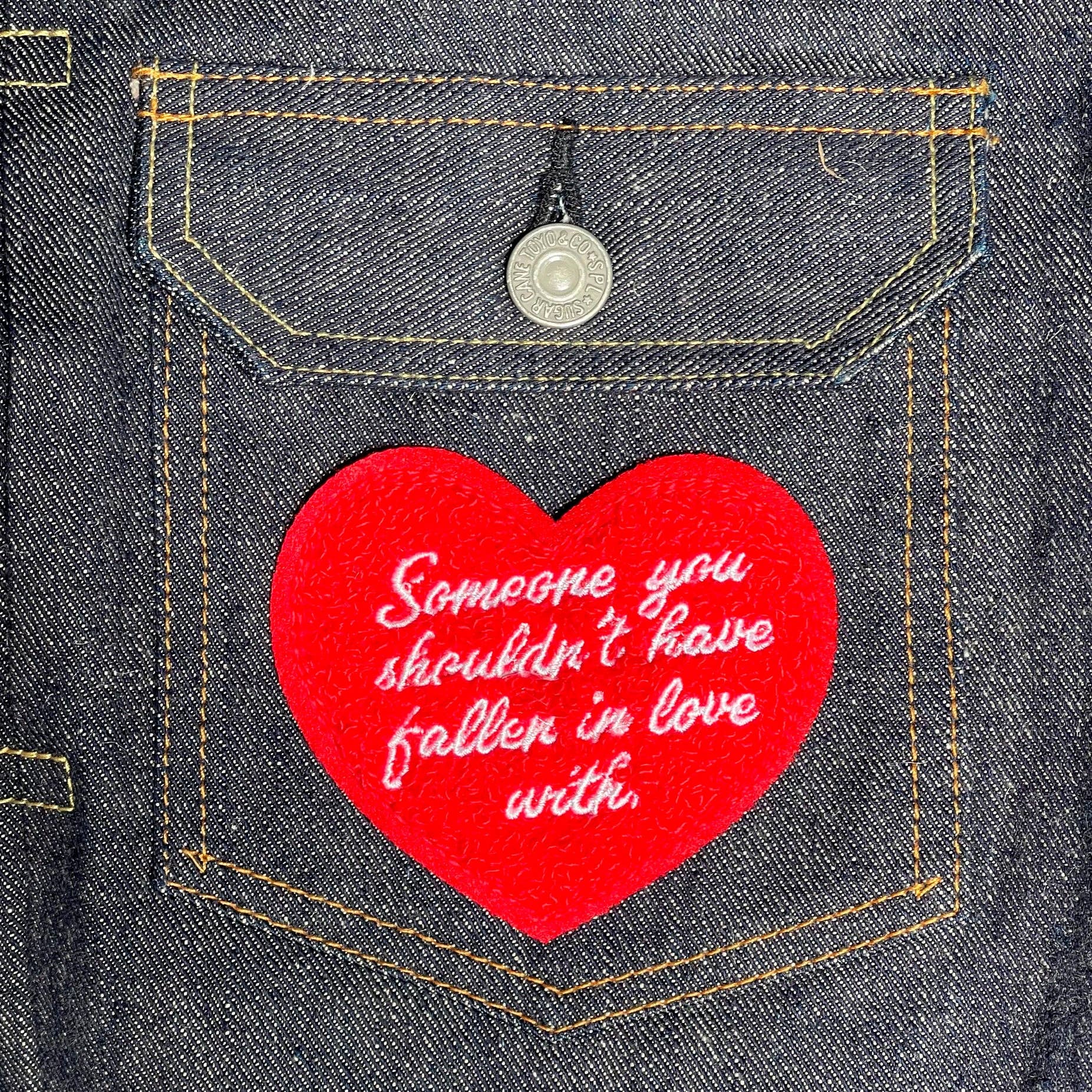 "Someone You Shouldn't Haven Fallen In Love With"... Chenille Patch - Wander Together Outfitters