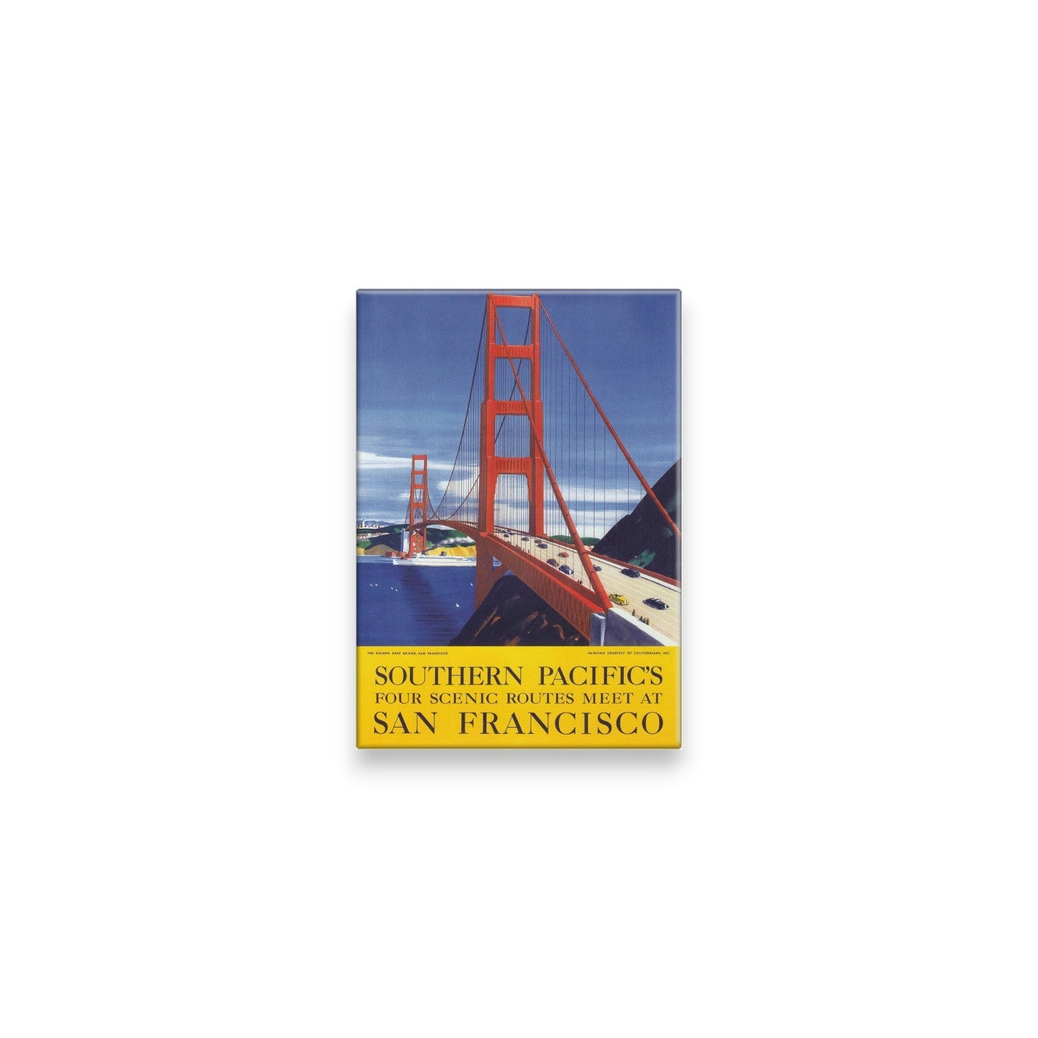 "Southern Pacific's SF Scenic Routes" Poster Reproduction Magnet - Wander Together Outfitters