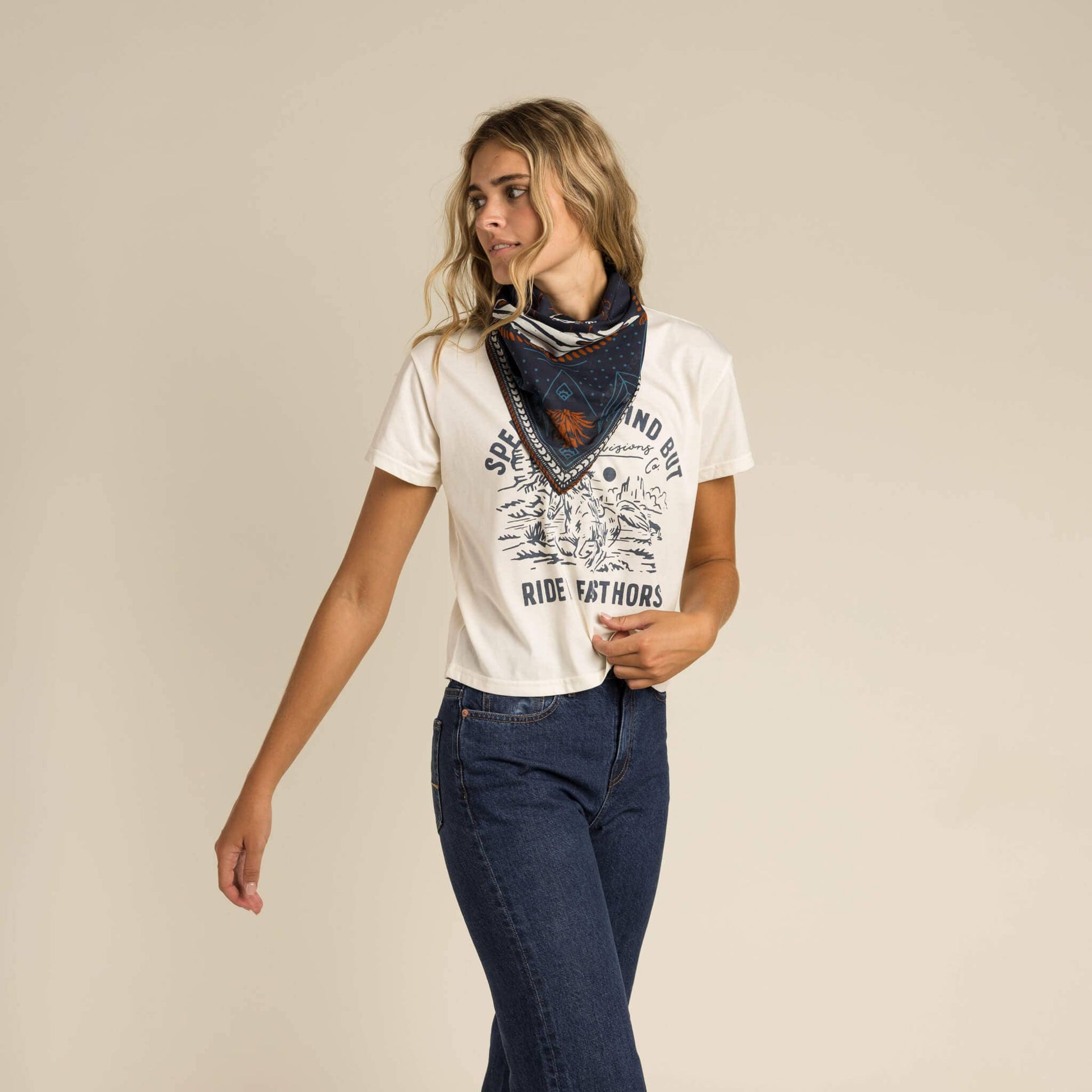 "Speak Your Mind and Ride a Fast Horse" Bandana - Wander Together Outfitters