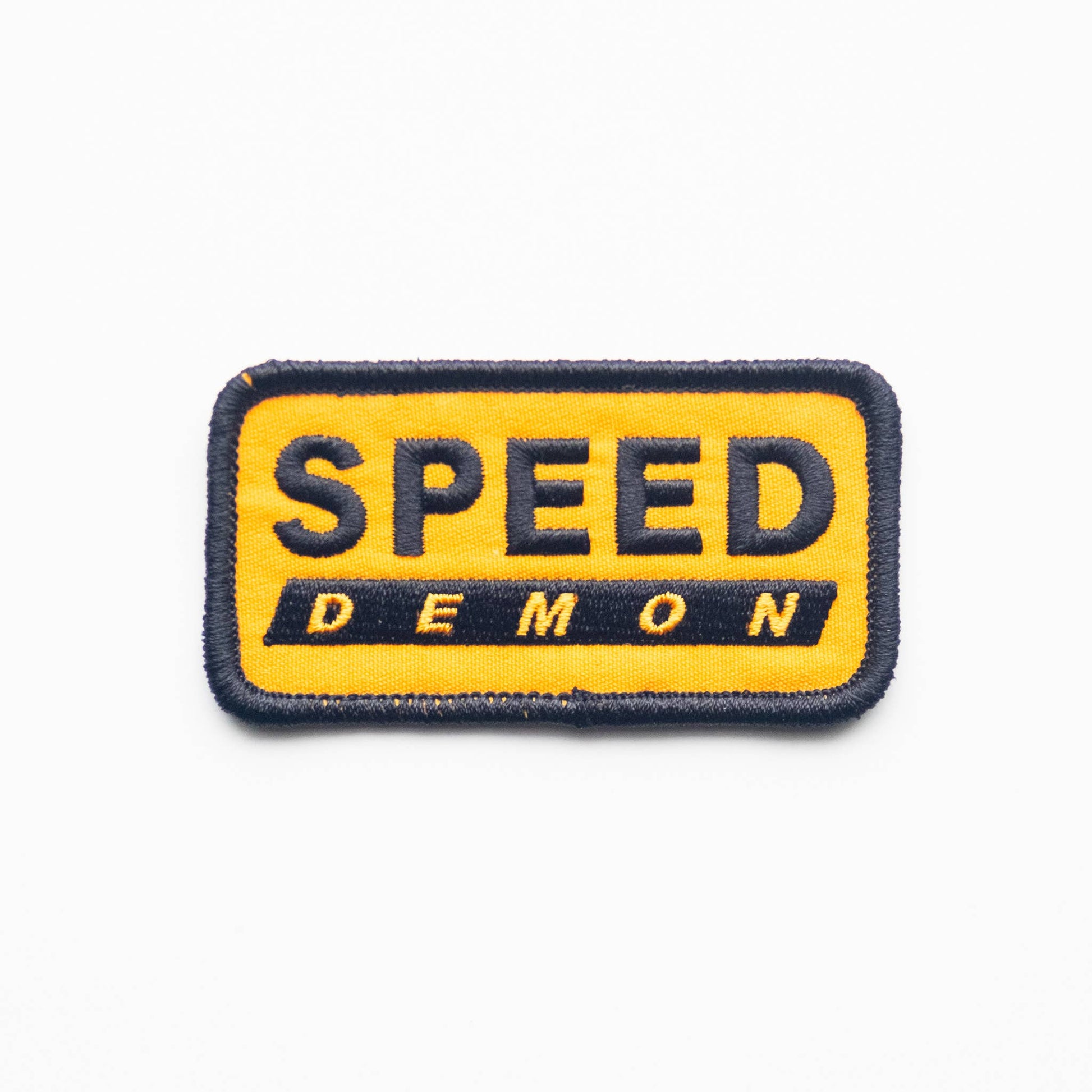 “Speed Demon” Embroidered Iron on Patches - Wander Together Outfitters