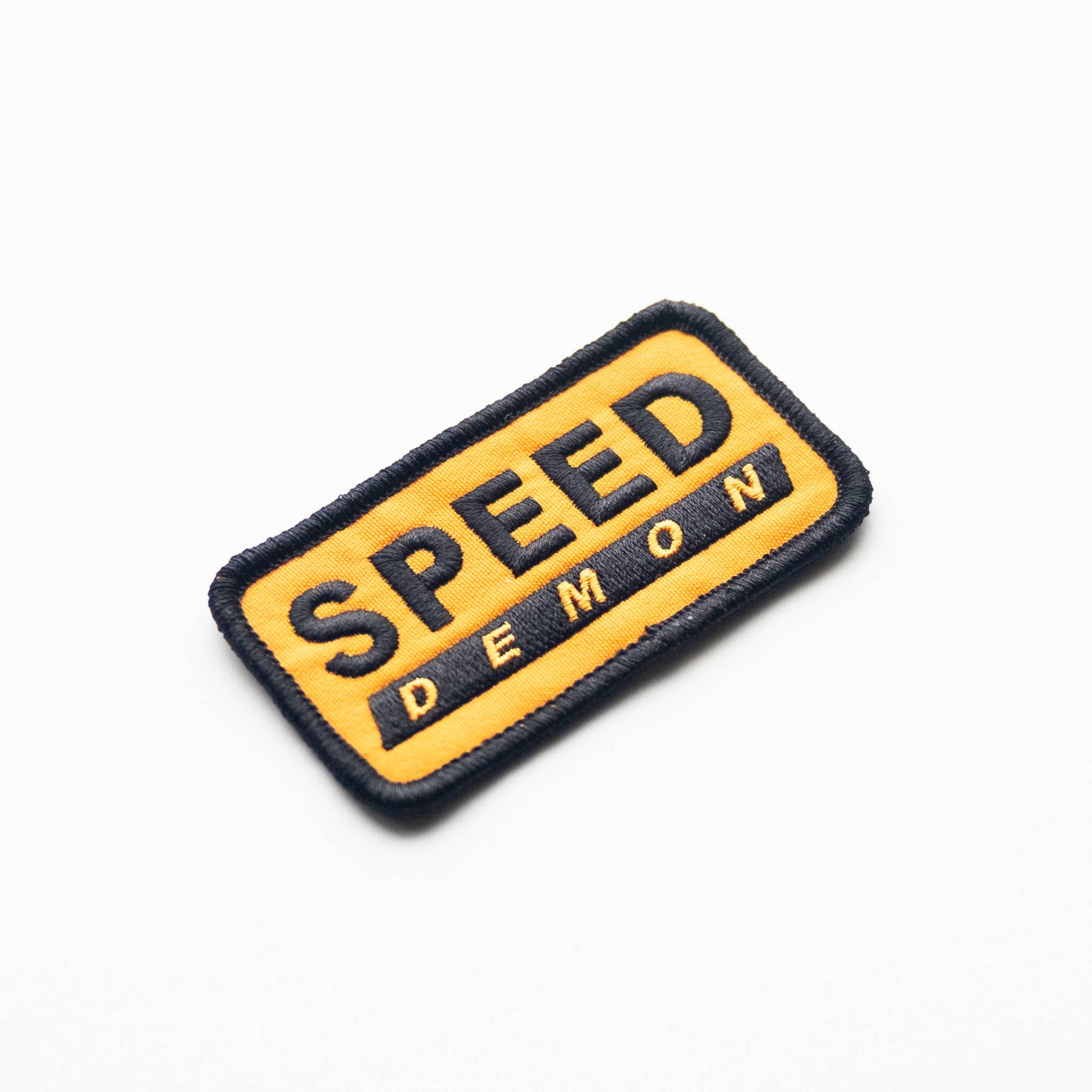 “Speed Demon” Embroidered Iron on Patches - Wander Together Outfitters