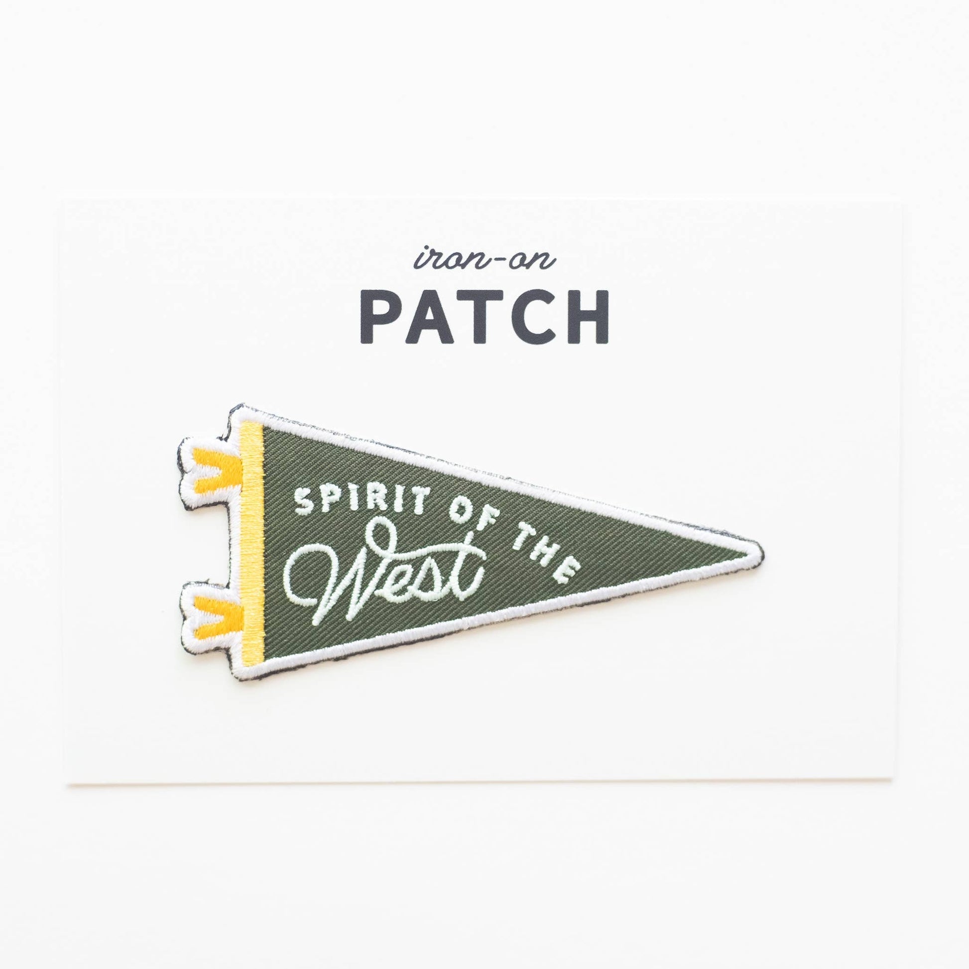 “Spirit of the West”Embroidered Iron on Patch - Wander Together Outfitters