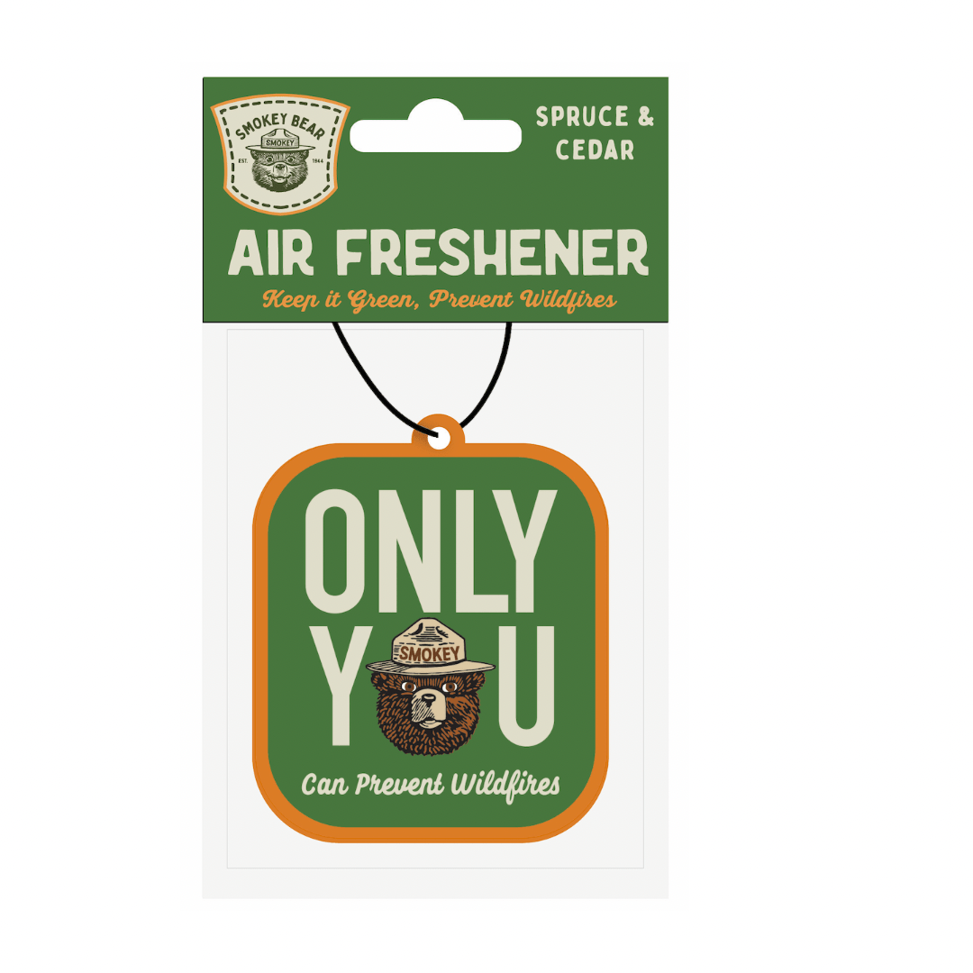 Spruce & Cedar Smokey Bear Air Freshener - Wander Together Outfitters