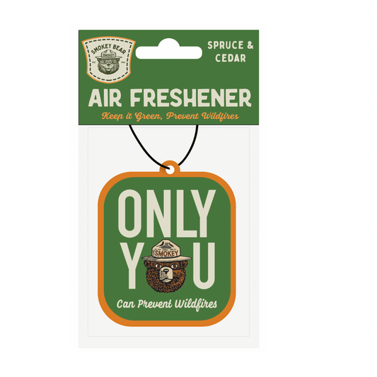 Spruce & Cedar Smokey Bear Air Freshener - Wander Together Outfitters