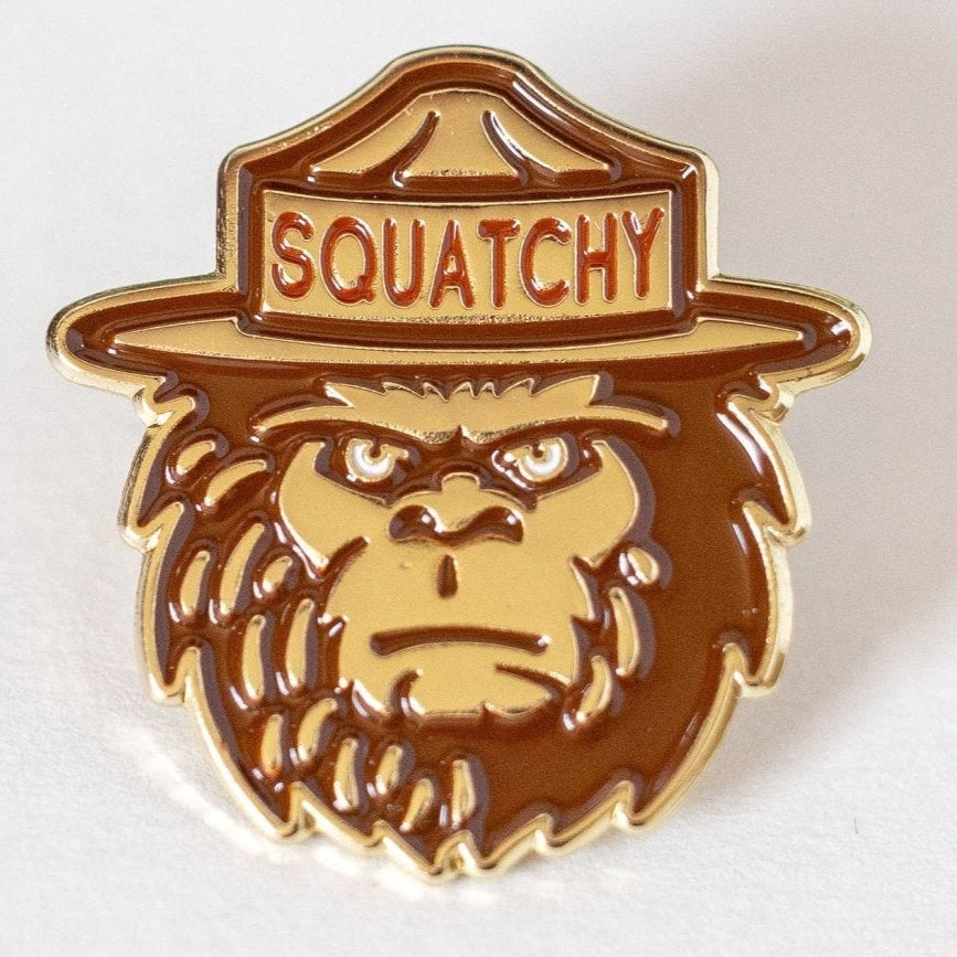 Squatchy Bigfoot Sasquatch Collectible Bigfoot Lapel Pin - Wander Together Outfitters