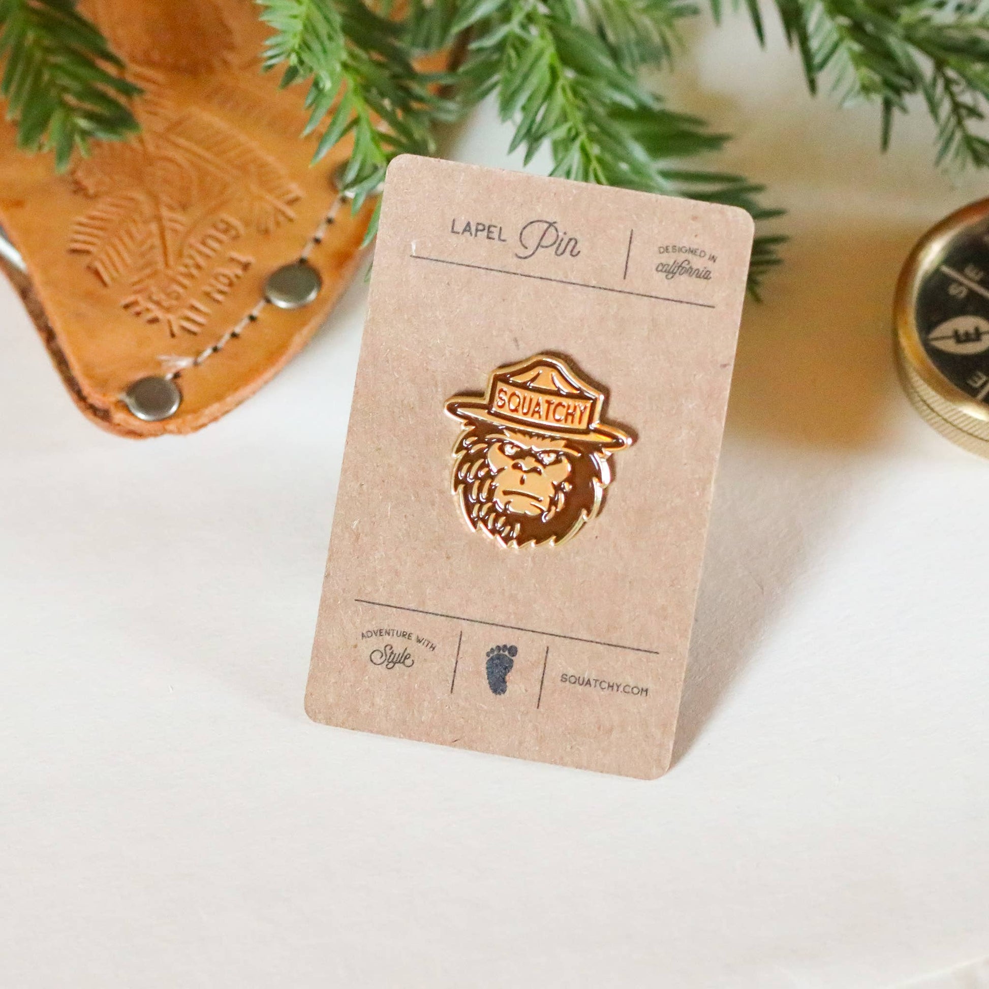 Squatchy Bigfoot Sasquatch Collectible Bigfoot Lapel Pin - Wander Together Outfitters