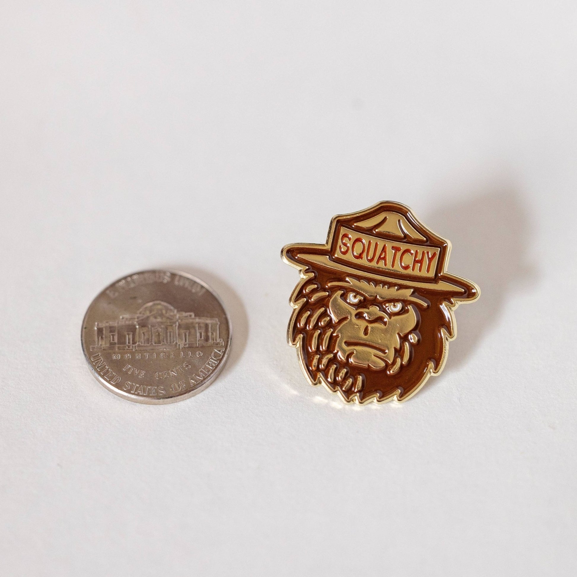 Squatchy Bigfoot Sasquatch Collectible Bigfoot Lapel Pin - Wander Together Outfitters