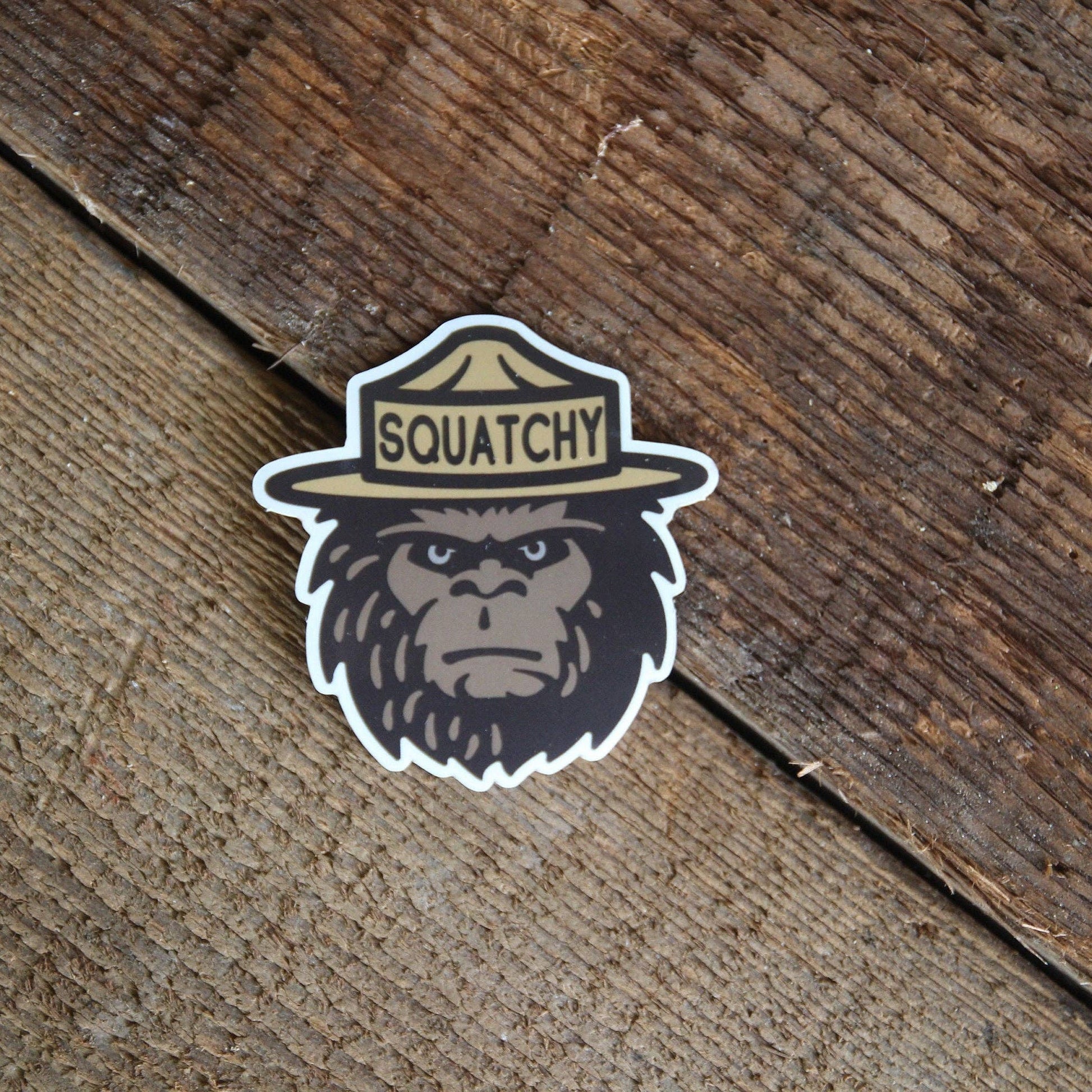 "Squatchy" Bigfoot Vinyl Sticker - Wander Together Outfitters