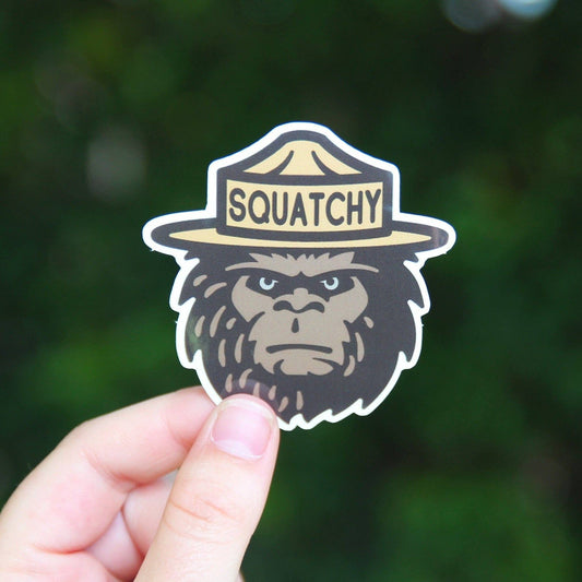 "Squatchy" Bigfoot Vinyl Sticker - Wander Together Outfitters