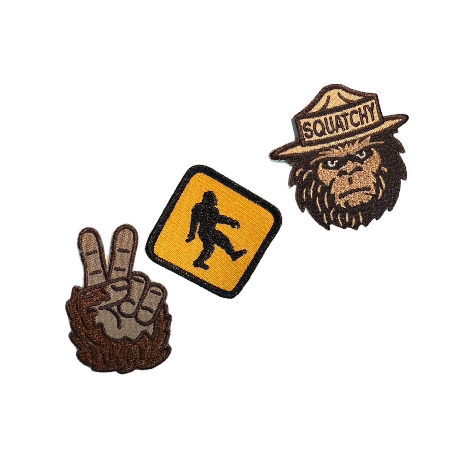 Squatchy Sasquatch Bigfoot Iron On Patch - Wander Together Outfitters