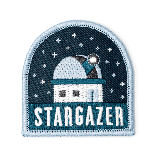 "Stargazer" Embroidered Iron - On Patch - Wander Together Outfitters