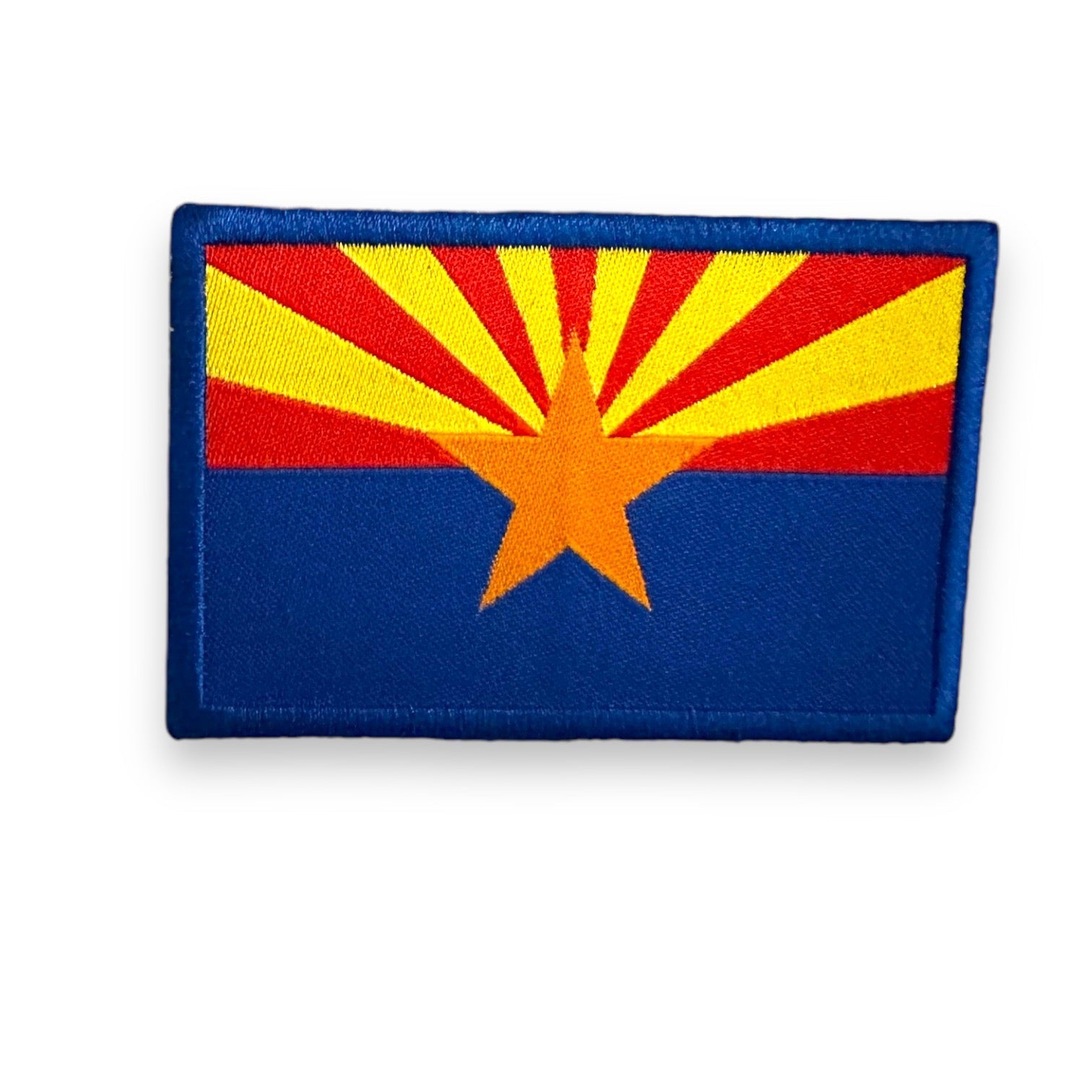 State Flag Rectangle Embroidered Iron On Patches - Wander Together Outfitters