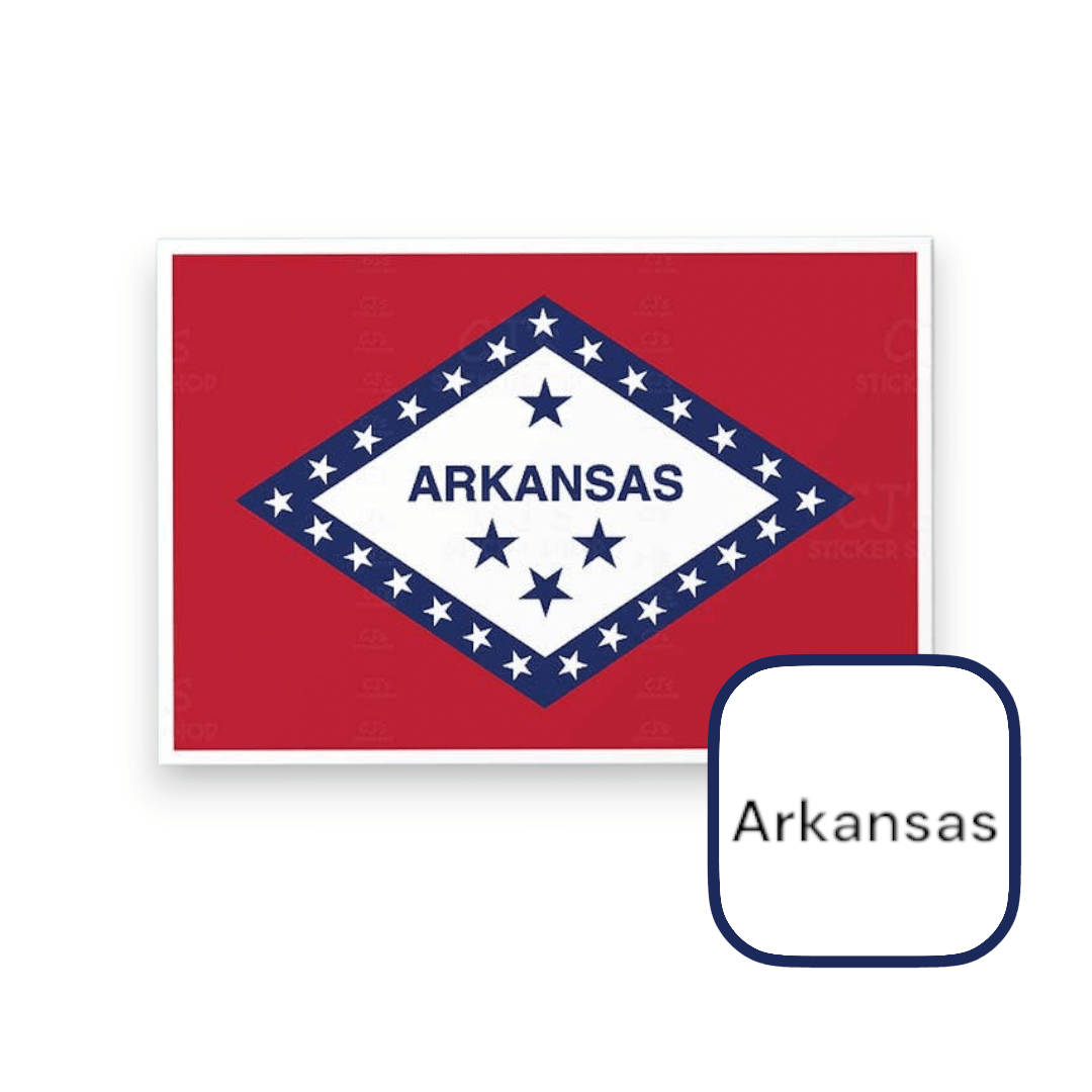State Flags Vinyl Sticker - Choose Your Favorite! - Wander Together Outfitters