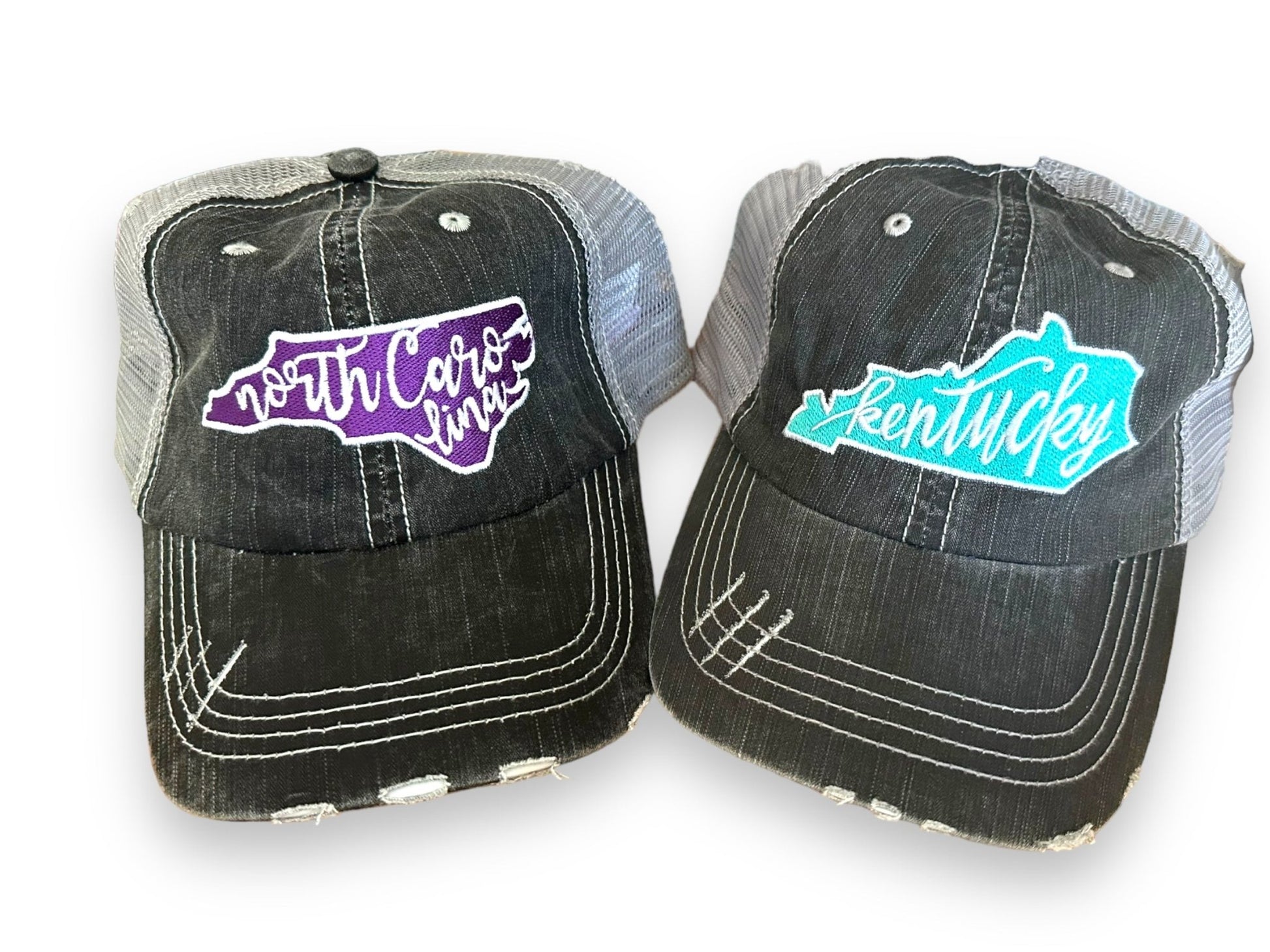 State Shape Patch Cap: Kentucky or N. Carolina - Wander Together Outfitters