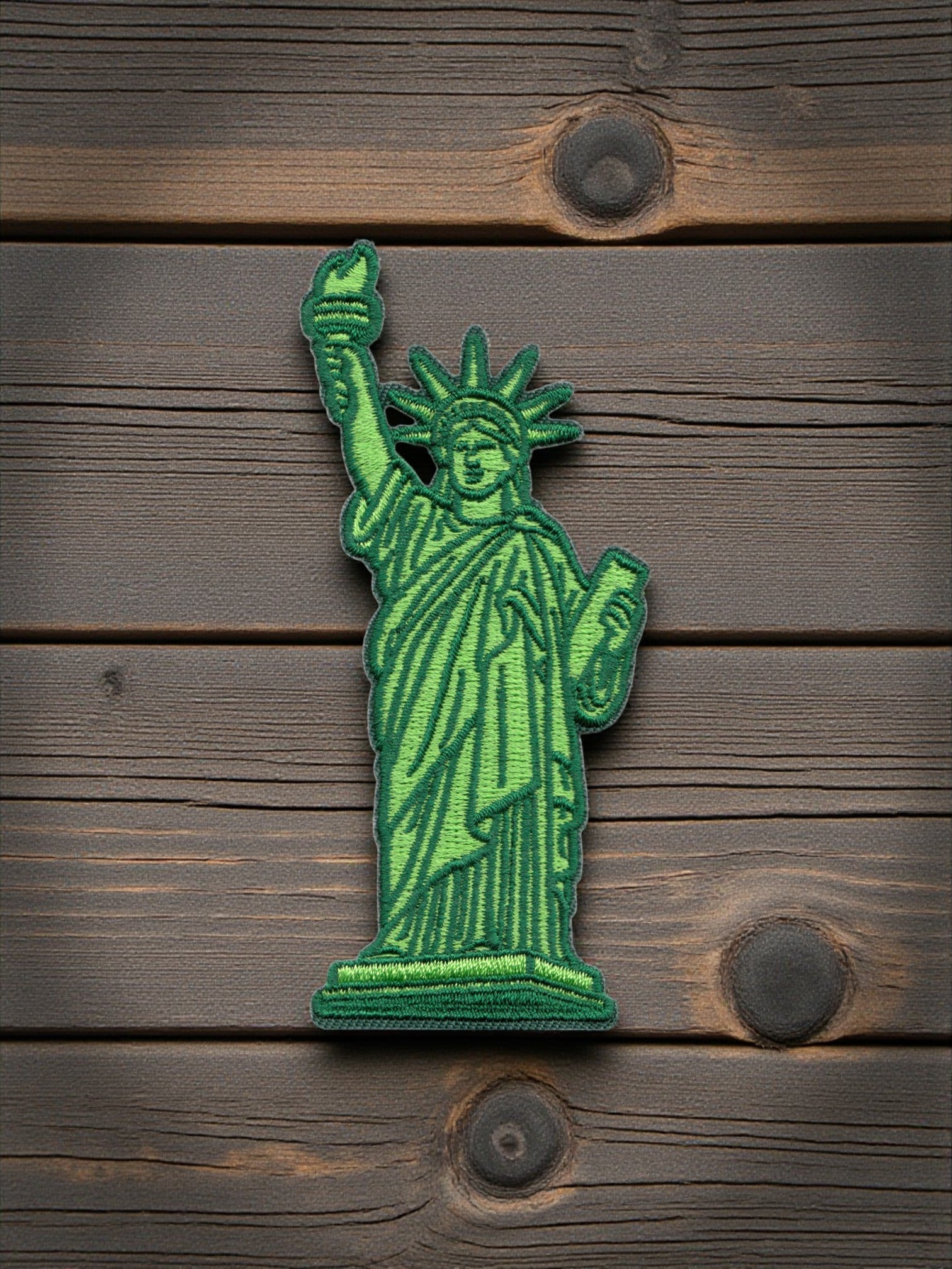 Statue Of Liberty NYC Landmark Iron On Patch - Wander Together Outfitters