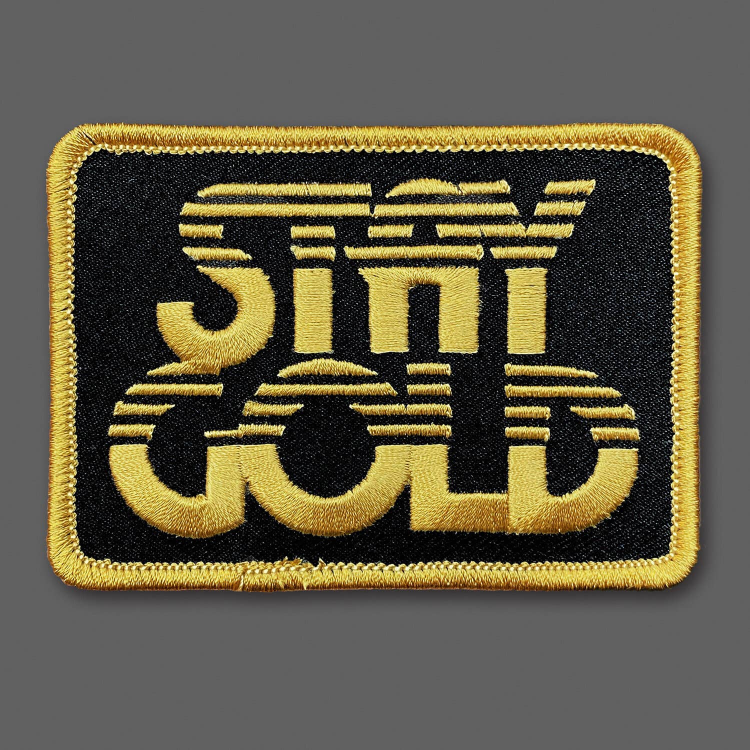 “Stay Gold” Embroidered Iron On Patch - Wander Together Outfitters