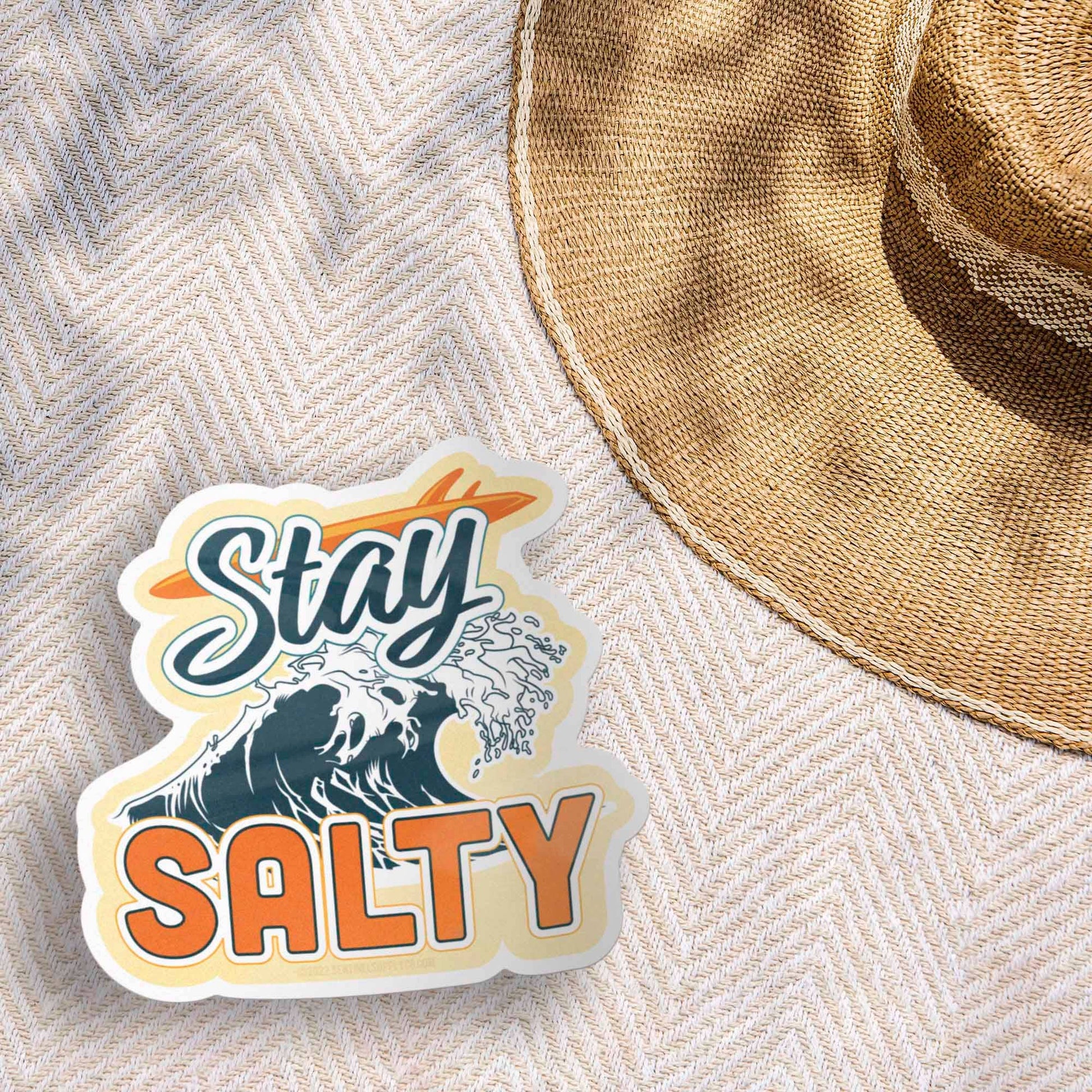 "Stay Salty" 2.3" Vinyl Sticker - Wander Together Outfitters