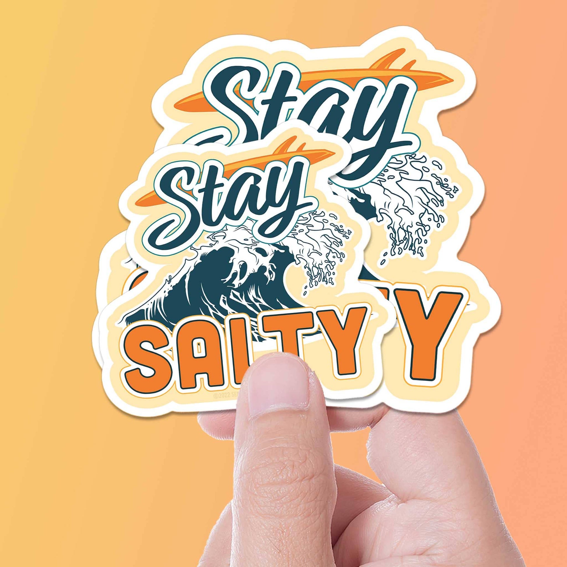 "Stay Salty" 2.3" Vinyl Sticker - Wander Together Outfitters