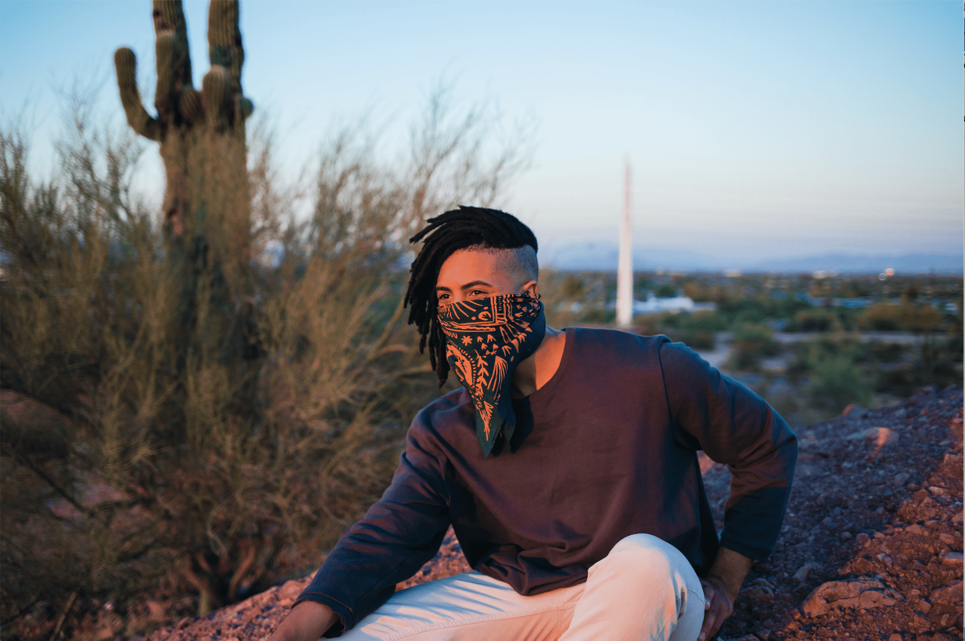 "Stay Steady" Organic Cotton Bandana - Wander Together Outfitters
